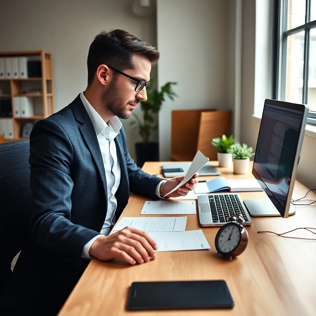 Nederlandse professional die de 2-minuten regel toepast bij het verwerken van e-mails